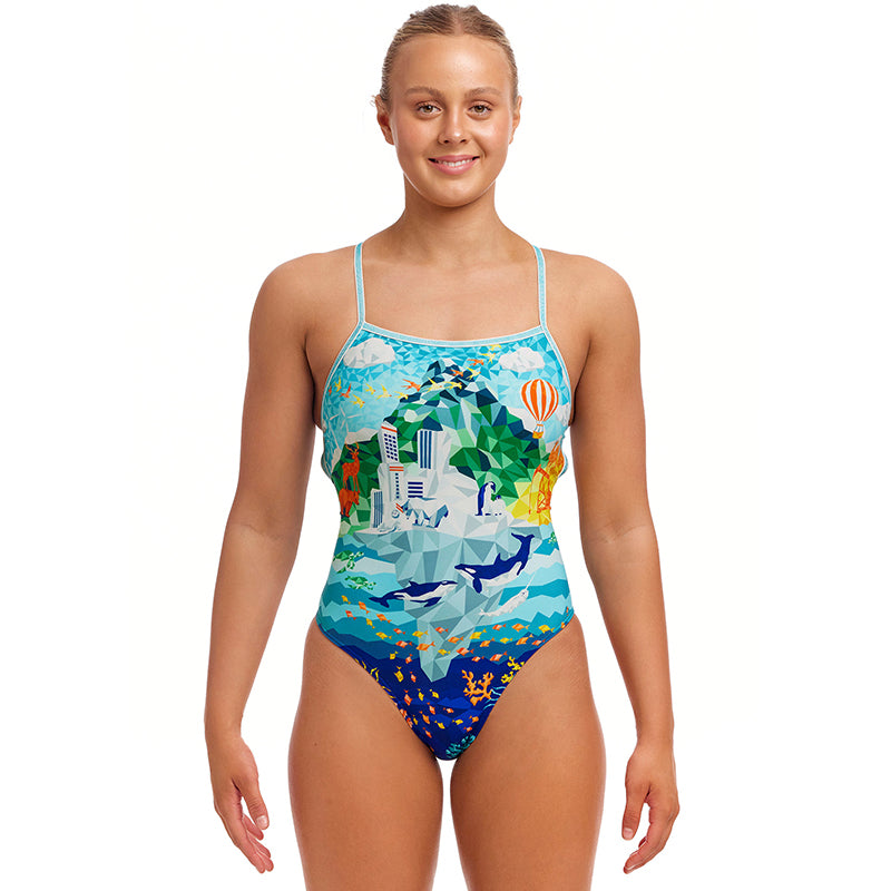 Funkita - Wildermess - Ladies Eco Strapped In One Piece