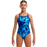 Funkita - You Blued - Girls Eco Diamond Back One Piece
