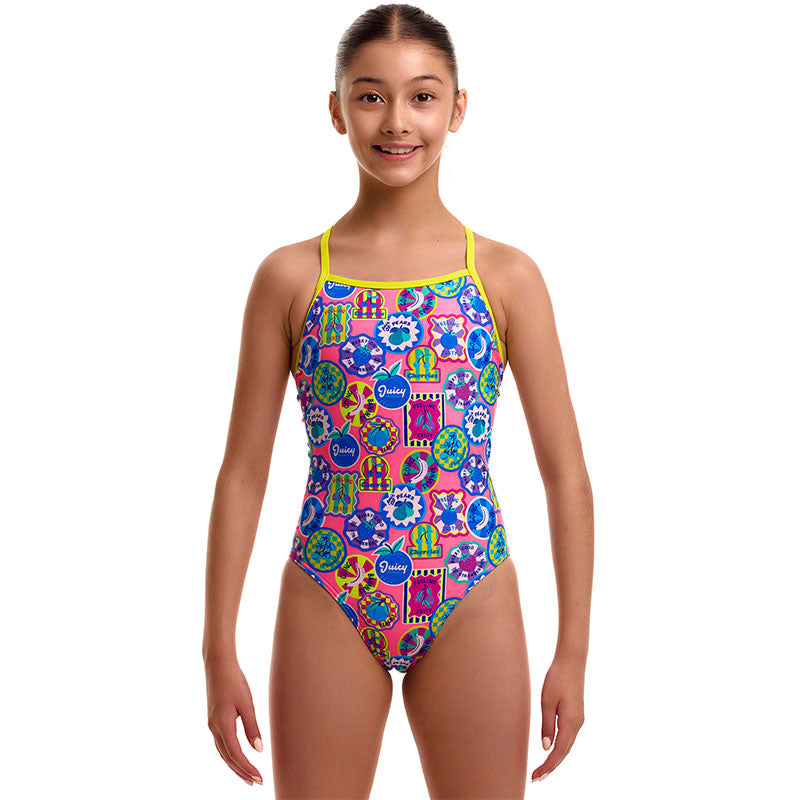 Funkita - Zesty Besty - Girls Eco Tie Me Tight One Piece