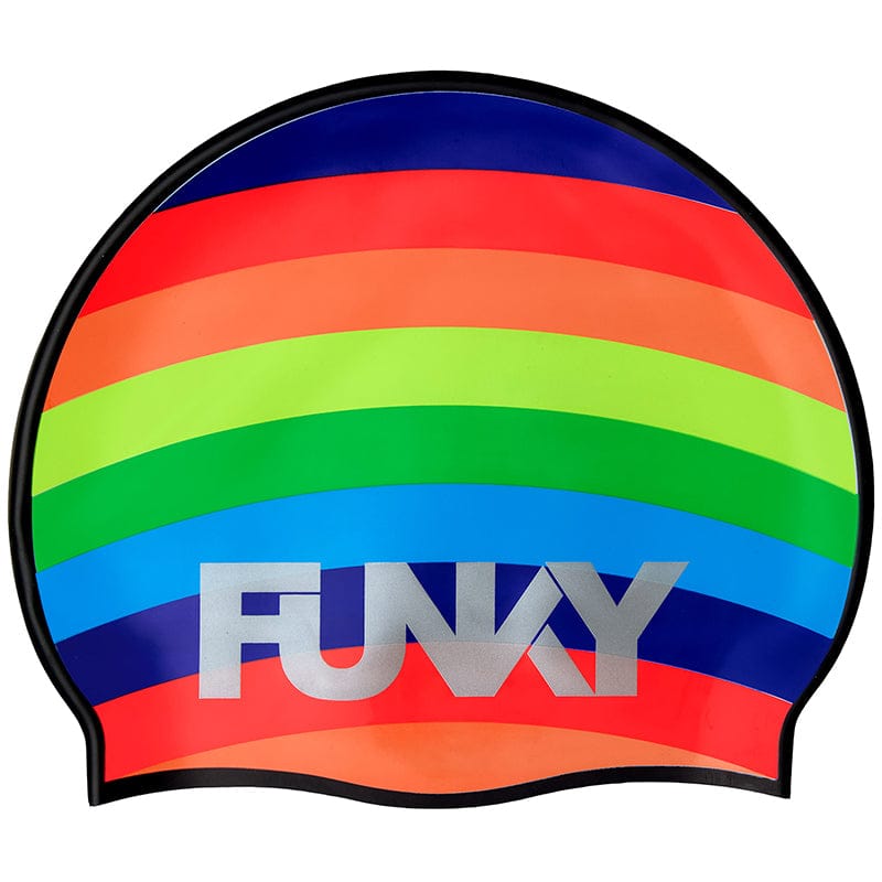 Funky - Rainbowie - Silicone Swimming Cap