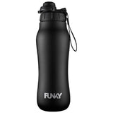 Funky - Still Black - Clean Stream Water Bottle