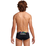 Funky Trunks - Beat it Black - Boys Eco Sidewinder Trunks