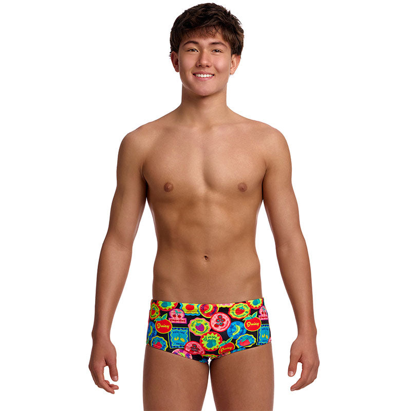 Funky Trunks - Berry Good - Boys Eco Sidewinder Trunks
