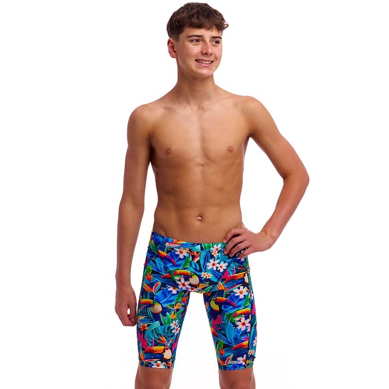 Funky Trunks - Birdie Wordie - Boys Eco Training Jammers