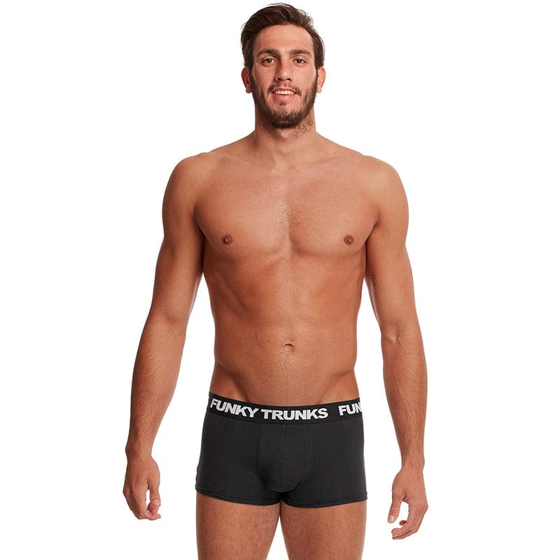 Funky Trunks Black Attack Mens Underwear Trunks Aqua Swim Supplies