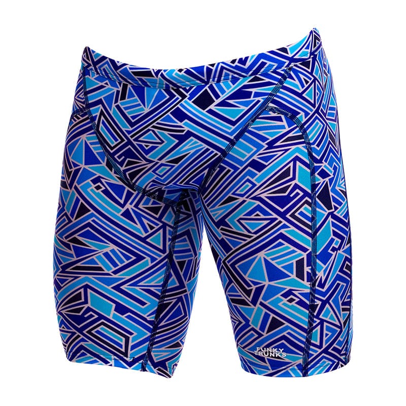 Funky Trunks - Blue Bits - Boys Eco Training Jammers