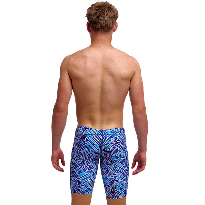 Funky Trunks - Blue Bits - Boys Eco Training Jammers