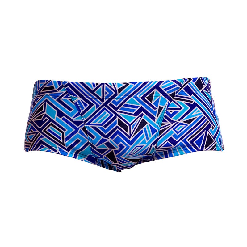 Funky Trunks - Blue Bits - Mens Eco Classic Trunks