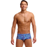 Funky Trunks - Blue Bits - Mens Eco Classic Trunks