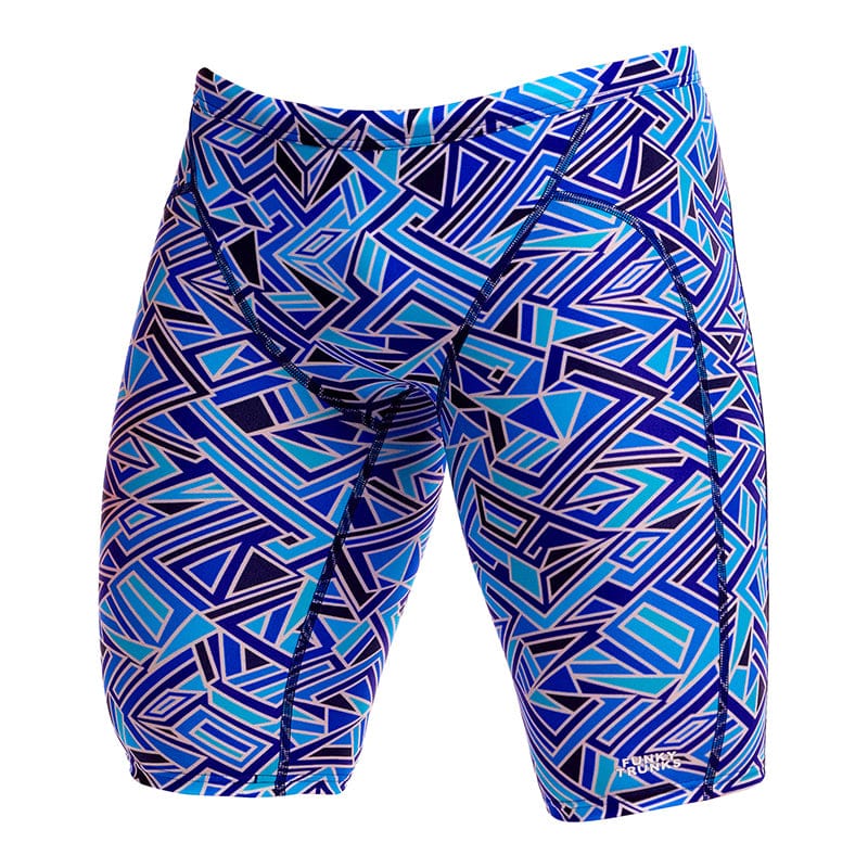 Funky Trunks - Blue Bits - Mens Eco Training Jammers