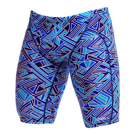 Funky Trunks - Blue Bits - Mens Eco Training Jammers