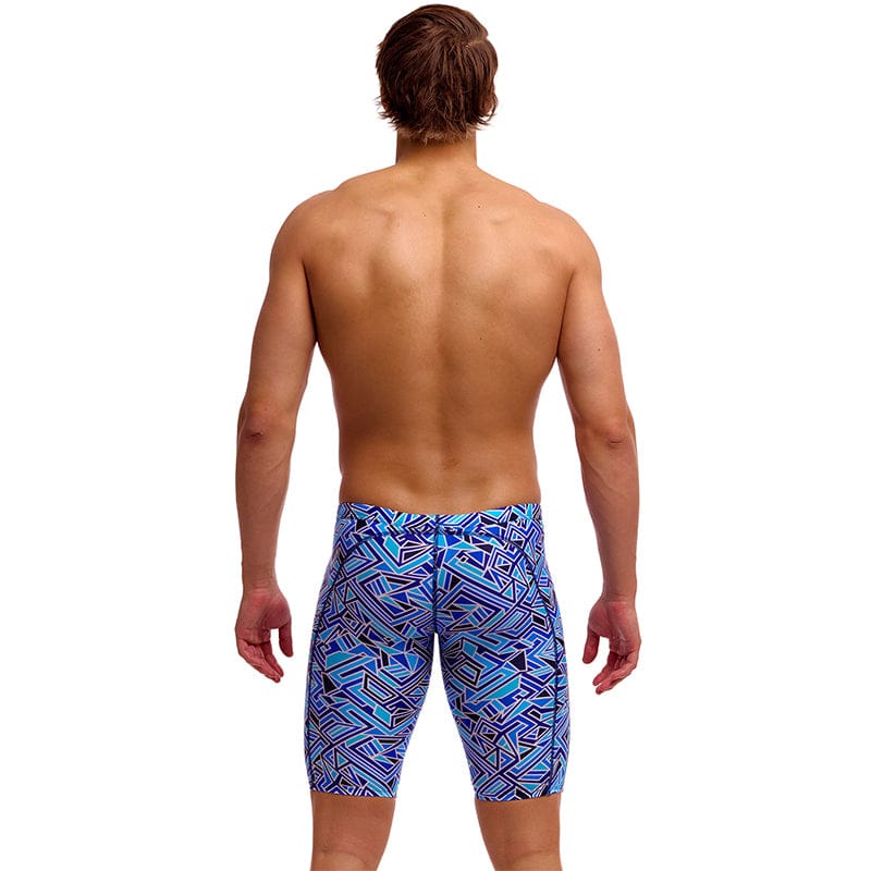 Funky Trunks - Blue Bits - Mens Eco Training Jammers