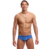 Funky Trunks - Blue Viper - Mens Eco Classic Briefs