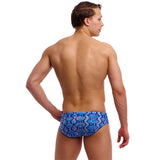 Funky Trunks - Blue Viper - Mens Eco Classic Briefs