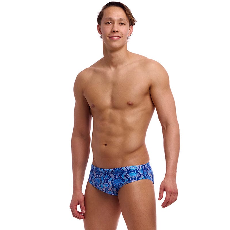 Funky Trunks - Blue Viper - Mens Eco Classic Briefs