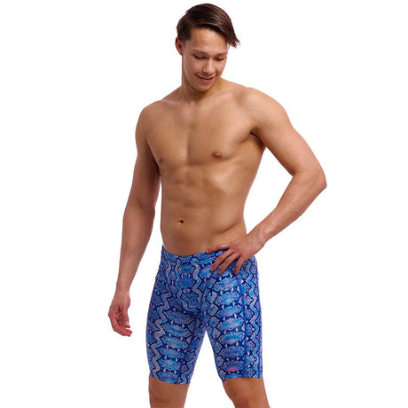 Funky Trunks - Blue Viper - Mens Eco Training Jammers