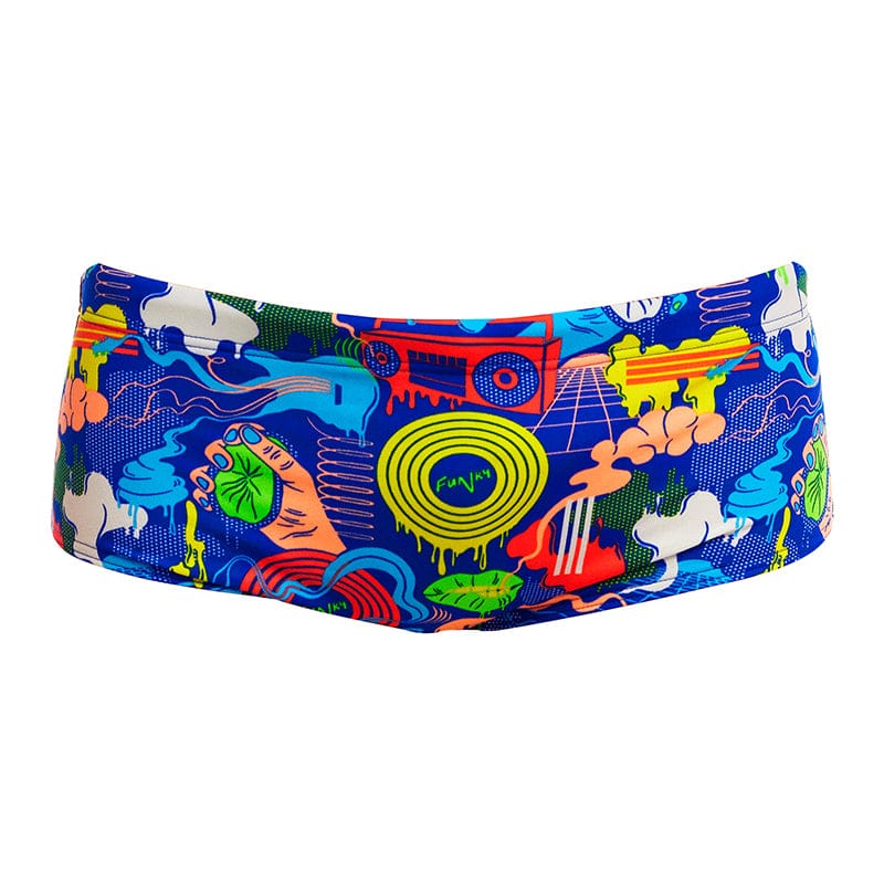 Funky Trunks Blues Baby Mens Eco Sidewinder Trunks – Aqua Swim