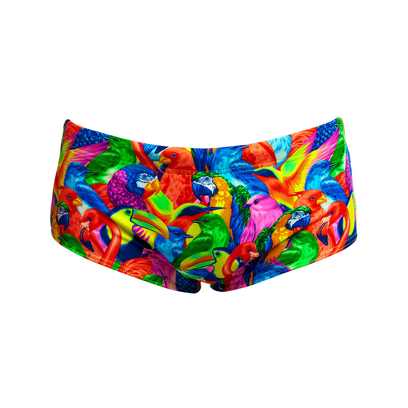 Funky Trunks - Bright Birds - Boys Eco Sidewinder Trunks