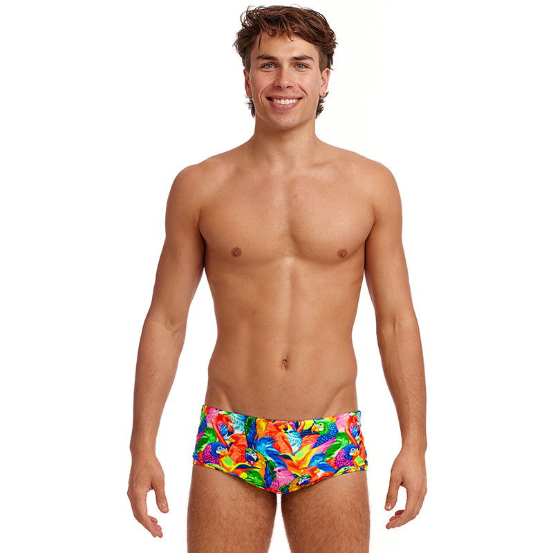 Funky Trunks - Bright Birds - Mens Eco Sidewinder Trunks