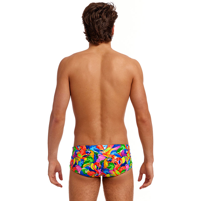 Funky Trunks - Bright Birds - Mens Eco Sidewinder Trunks