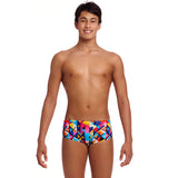 Funky Trunks - Broken Blox - Boys Eco Sidewinder Trunks