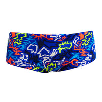 Funky Trunks - Broken Hearts - Mens Eco Sidewinder Trunks