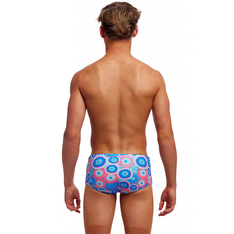 Funky Trunks - Bundjalung Blue - Boys Eco Sidewinder Trunks