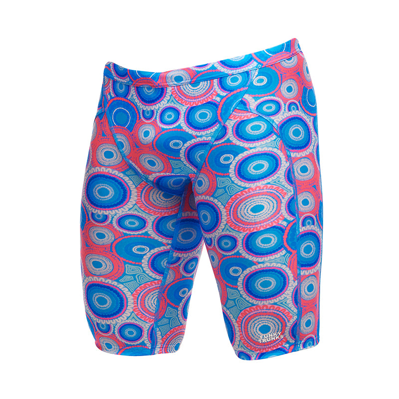 Funky Trunks - Bundjalung Blue - Mens Eco Training Jammers