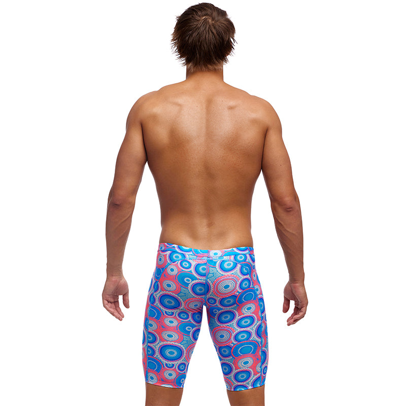 Funky Trunks - Bundjalung Blue - Mens Eco Training Jammers