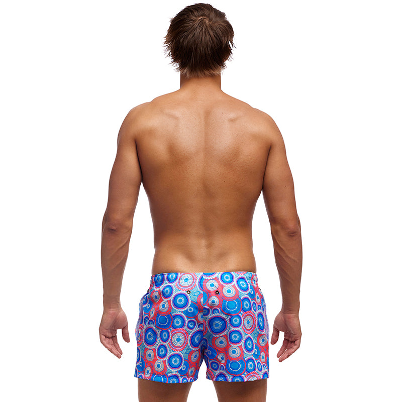 Funky Trunks - Bundjalung Blue - Mens Shorty Shorts Short