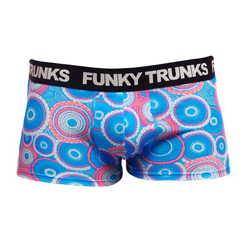 Funky Trunks - Bundjalung Blue - Mens Underwear Trunks