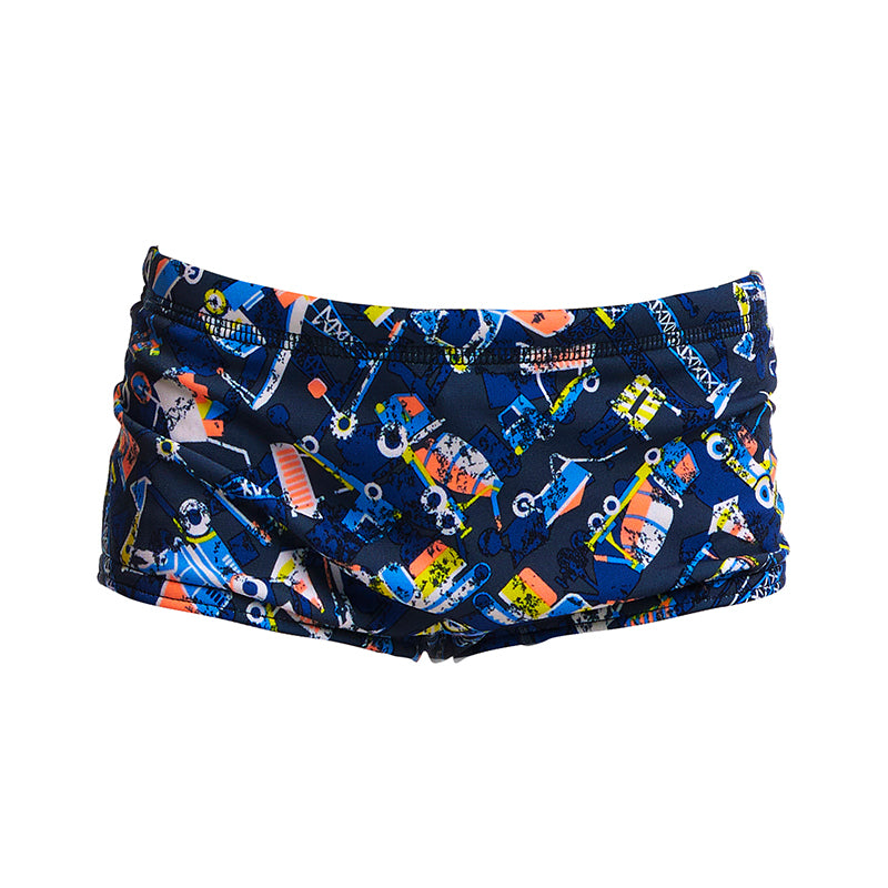 Funky Trunks - Can We Build It? - Toddler Boys Printed Trunks