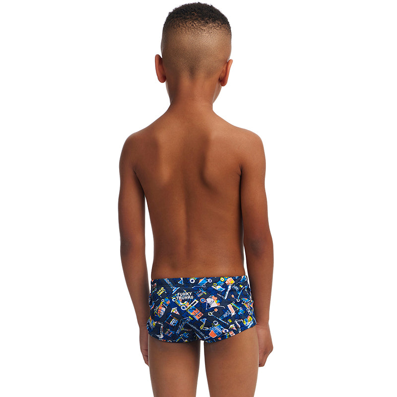 Funky Trunks - Can We Build It? - Toddler Boys Printed Trunks
