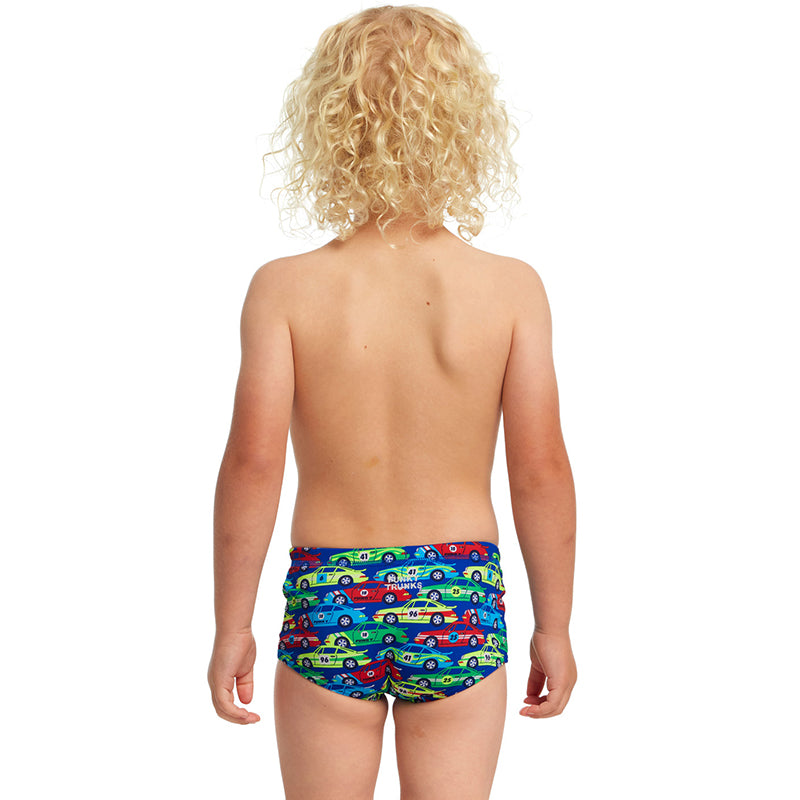 Funky Trunks - Car Stacker - Toddler Boys Printed Trunks