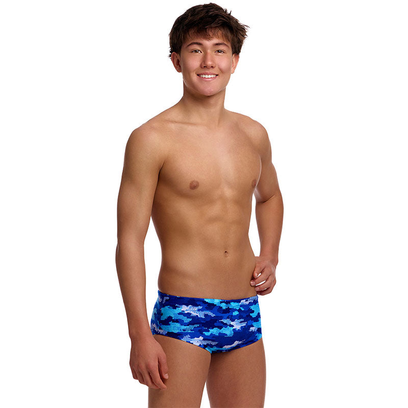 Funky Trunks - Clean Marine - Boys Eco Sidewinder Trunks