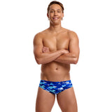 Funky Trunks - Clean Marine - Mens Eco Seamed Briefs