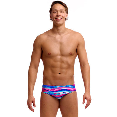 Funky Trunks - Colour Cutaway - Mens Eco Classic Briefs