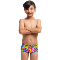 Funky Trunks - Colour Funk - Toddler Boys Eco Printed Trunks