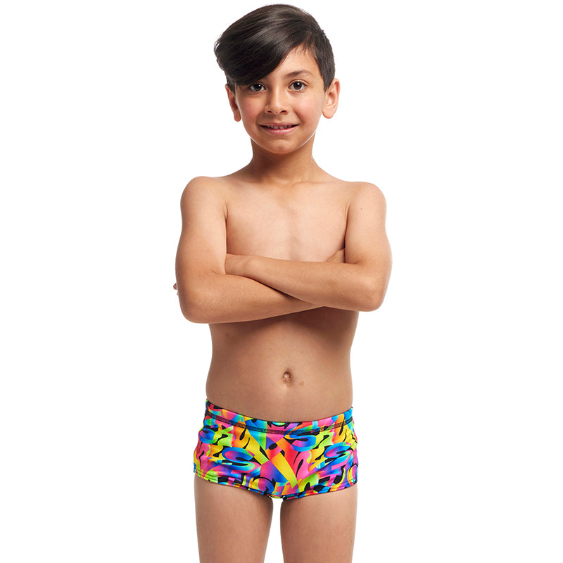Funky Trunks - Colour Funk - Toddler Boys Eco Printed Trunks