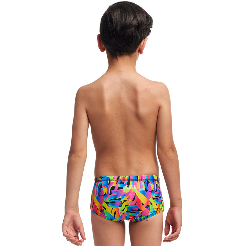 Funky Trunks - Colour Funk - Toddler Boys Eco Printed Trunks