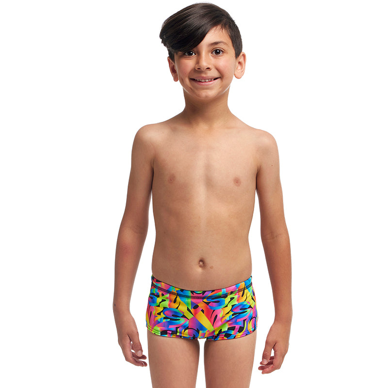 Funky Trunks - Colour Funk - Toddler Boys Eco Printed Trunks