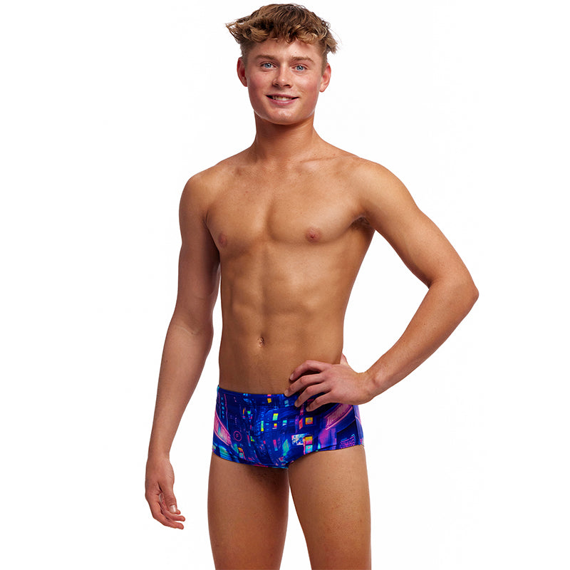 Funky Trunks - Cyber City - Boys Eco Sidewinder Trunks