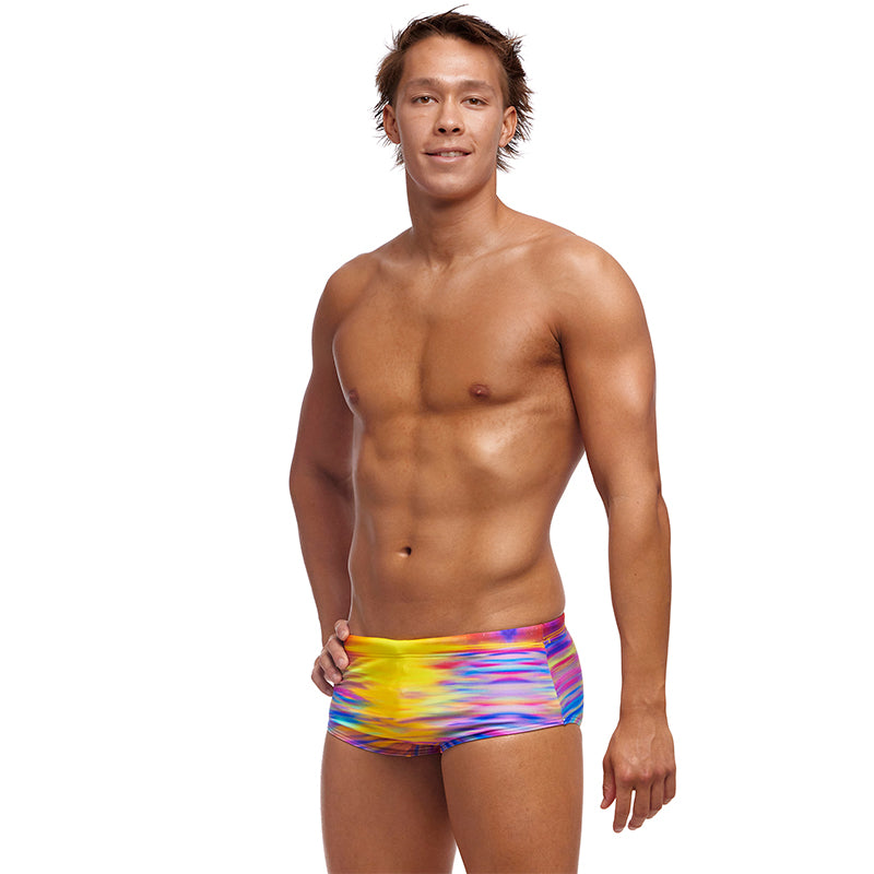 Funky Trunks - Darkinjung Sunset - Mens Eco Sidewinder Trunks