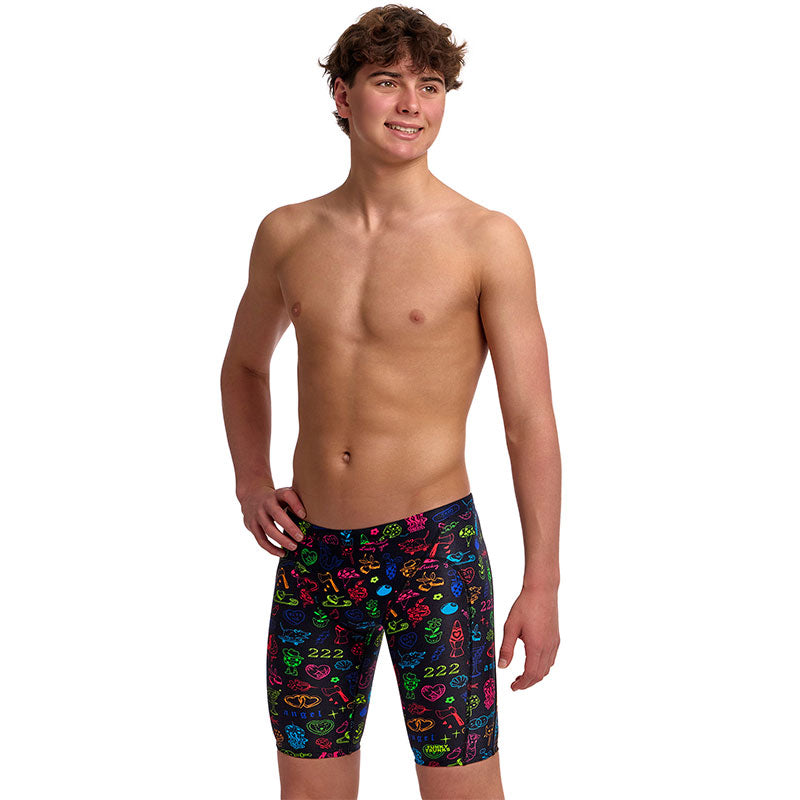 Funky Trunks - Doodles - Boys Eco Training Jammers