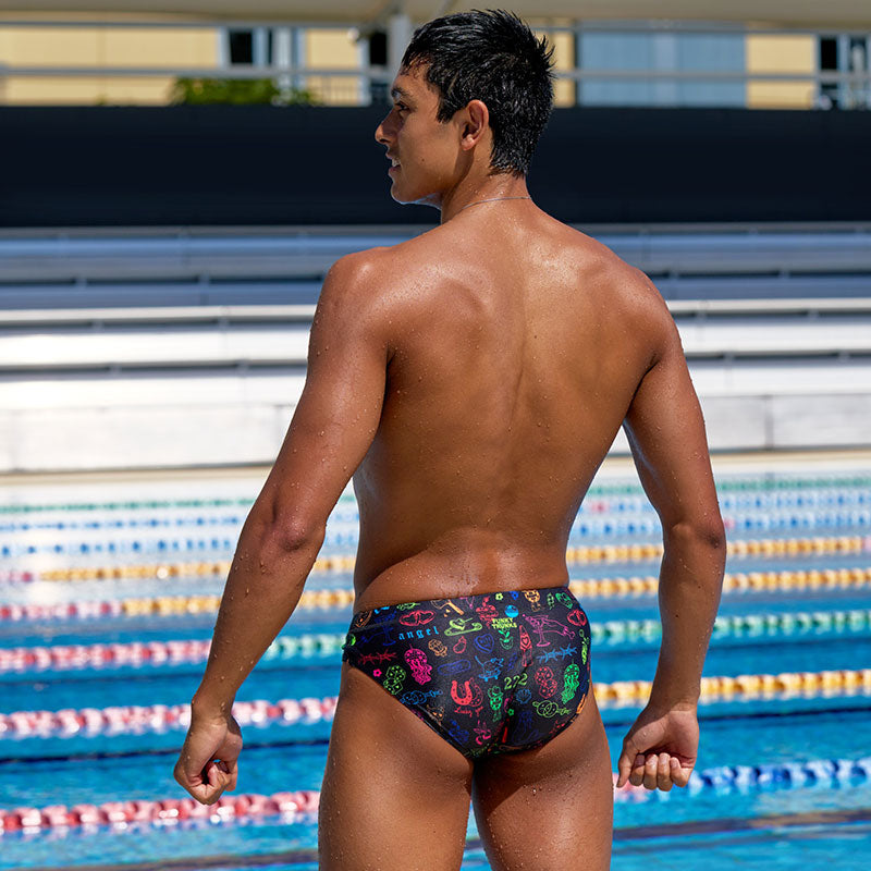 Funky Trunks - Doodles - Mens Eco Seamed Briefs