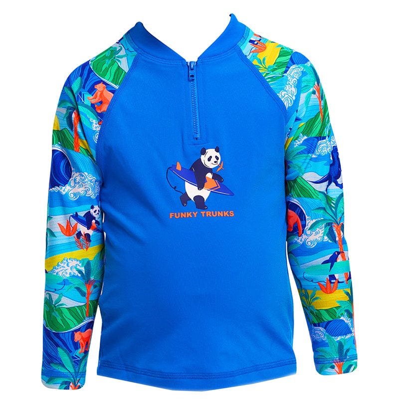 Funky Trunks - Duuude - Toddler Boys Zippy Rash Vest