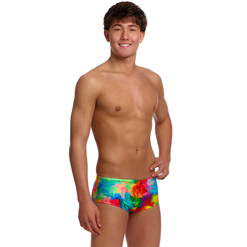 Funky Trunks - Falling Colours - Boys Eco Sidewinder Trunks