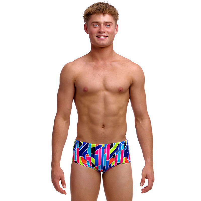 Funky Trunks - Fault Lines - Boys Eco Sidewinder Trunks