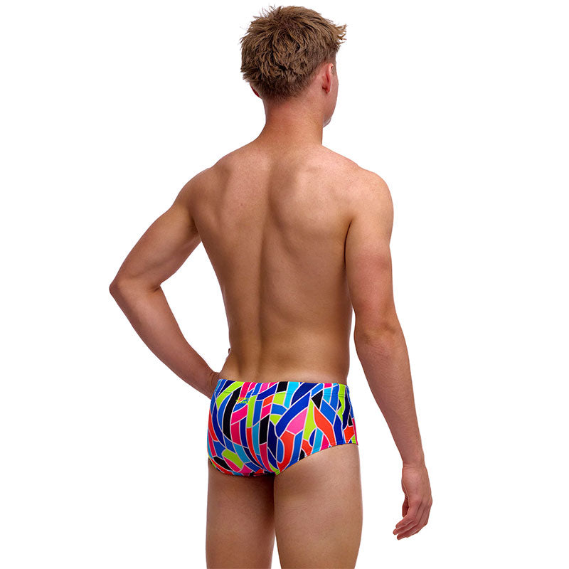 Funky Trunks - Fault Lines - Boys Eco Sidewinder Trunks