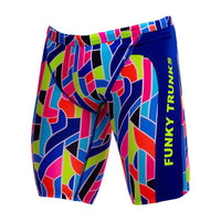 Funky Trunks - Fault Lines - Boys Eco Training Jammers